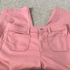 Talbots Pink Ankle Cropped Pants